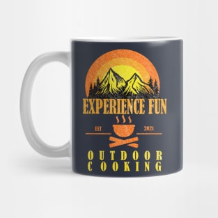 fun experience outdoor cooking - camping, hiking, trekking, outdoor recreation Mug